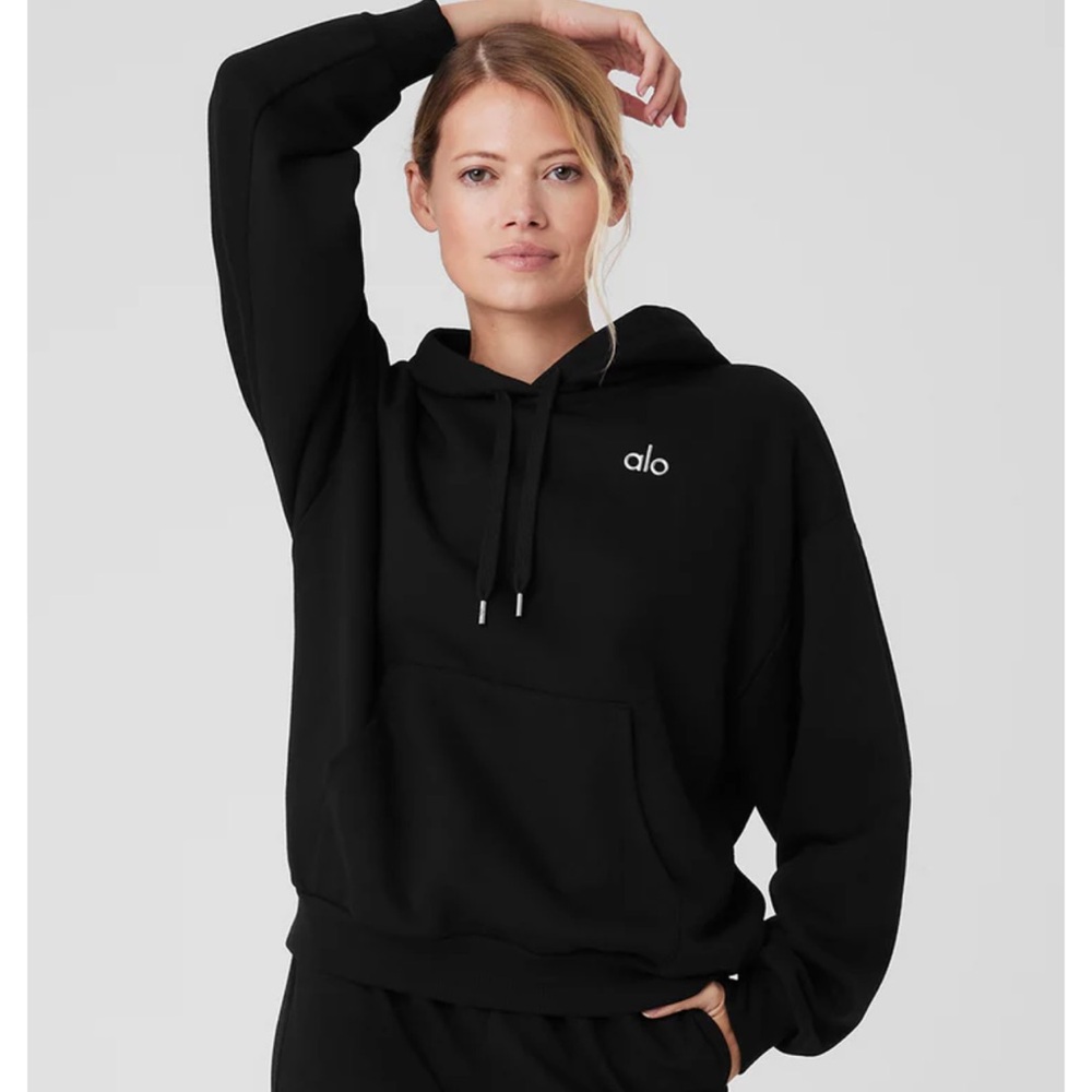 Black alo hoodie size small
